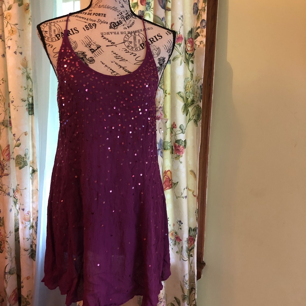 Intimately Free People Plum Mini Dress. - Picture 4 of 6